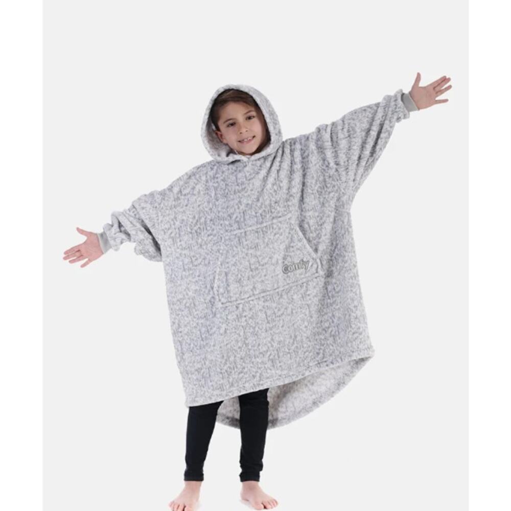 The Comfy Size OS Dream Jr Youth Oversized‎ Cloud Gray Soft Lounge Sweatshirt